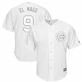 Cubs 9 Javier Baez El Mago White 2019 Players' Weekend Player Jersey Dzhi,baseball caps,new era cap wholesale,wholesale hats